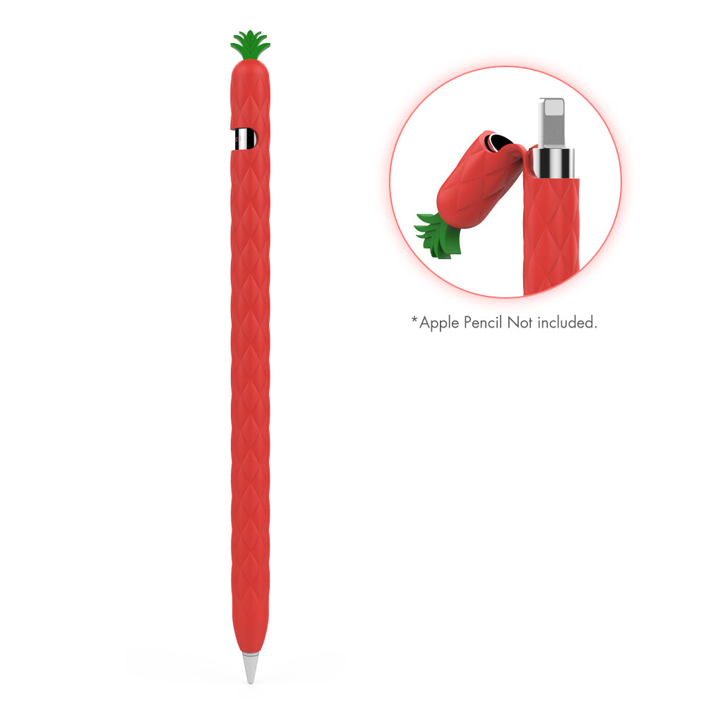 AHASTYLE PT106-1 for Apple Pencil (1st Generation) Stylus Pen Protective Sleeve Pineapple Style Pen Silicone Case AHASTYLE PT106-1 for Apple Pencil (1st Generation) Stylus Pen Protective Sleeve Pineapple Style Pen Silicone Case